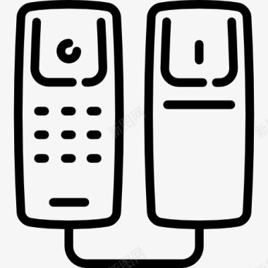 电话听筒墙上电话图标图标