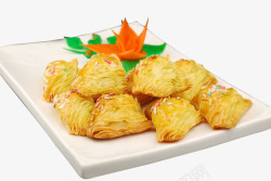 特色千层酥饼素材