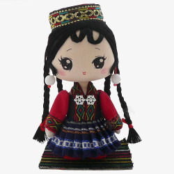 带着花帽的布偶素材