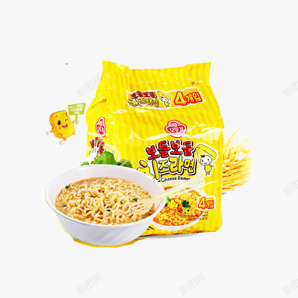 奥土基不倒翁芝士拉面png免抠素材_88icon https://88icon.com 产品实物 方便面 泡面 起司面 进口食品 韩国进口
