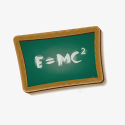 卡通黑板矢量图素材