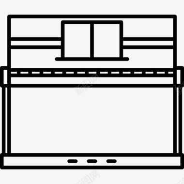 店面背景墙墙的钢琴图标图标