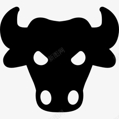 马赛克动物BullHead图标图标