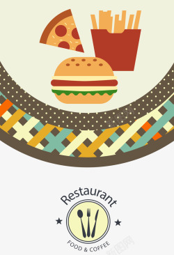 餐厅餐饮插画AI矢量图素材