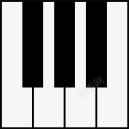 钢琴琴键图标图标