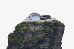 寺庙顶梵净山顶的寺庙高清图片