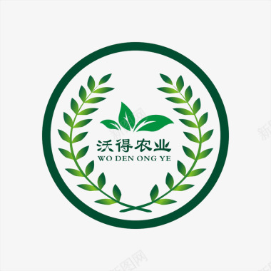 绿色麦穗logo图标图标