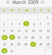 日历排版日历排版样式高清图片