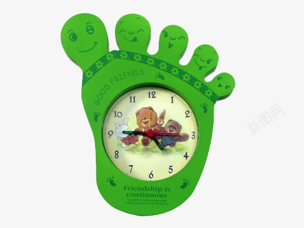 卡通脚丫闹钟png免抠素材_88icon https://88icon.com 房间 时间 脚丫 闹钟