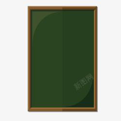 绿色黑板矢量图素材