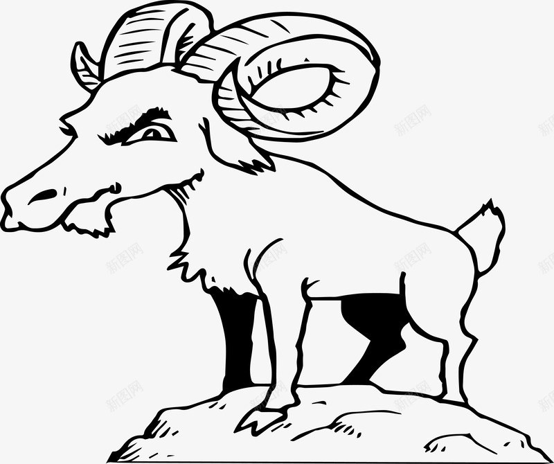 卡通手绘老山羊png免抠素材_88icon https://88icon.com 农场 农场动物 动物 卡通 卡通羊 山羊 手绘 澳洲羊 牲畜 绵羊 羊 羊品种 羊头 羊毛 羊羊