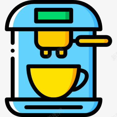 PSD厨房素材咖啡机图标图标