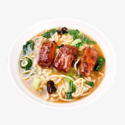 清单骨汤面素材