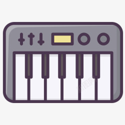电器装置电子音乐钢琴合成器设备素材