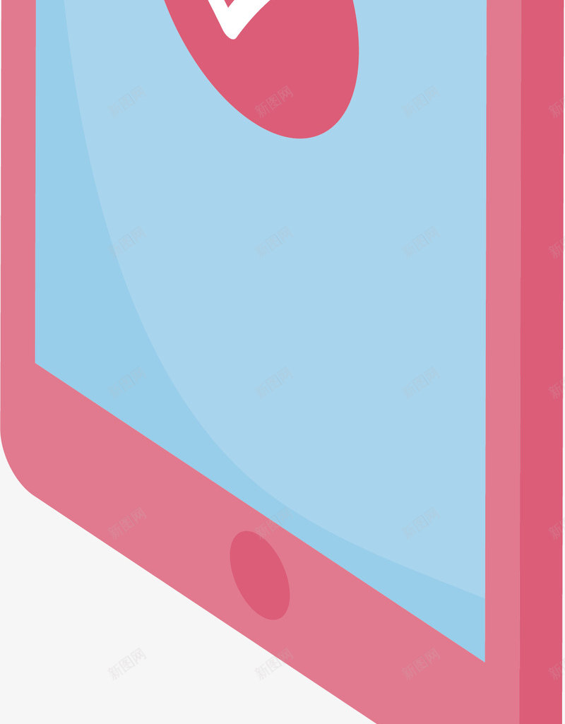 粉色手机模型矢量图eps免抠素材_88icon https://88icon.com 手机 手机屏幕 手机模型 矢量png 粉色 粉色手机 矢量图