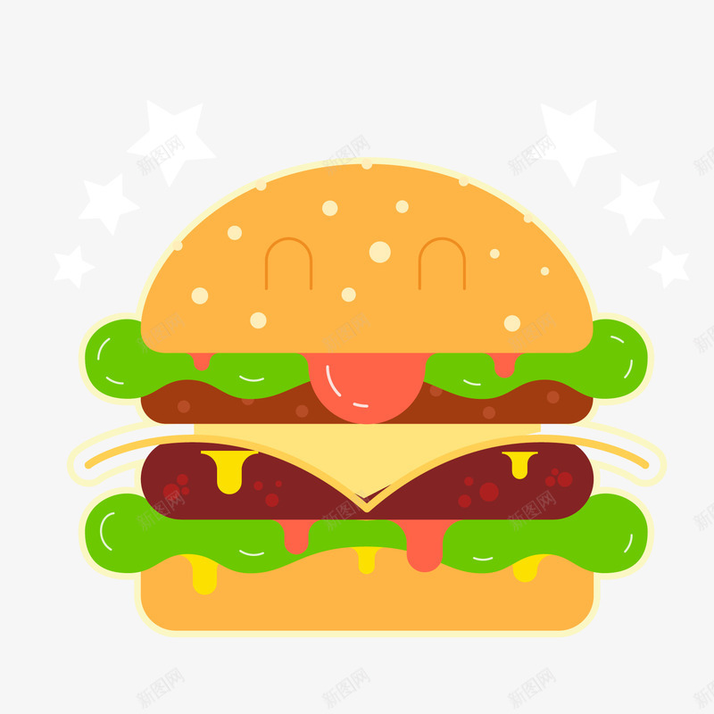 麦当劳汉堡食物png免抠素材_88icon https://88icon.com 卡通汉堡 美食 肯德基汉堡 食物 麦当劳汉堡