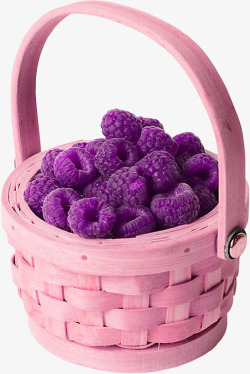 紫色诱人桑葚素材