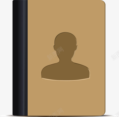 本子联系人矢量图图标图标