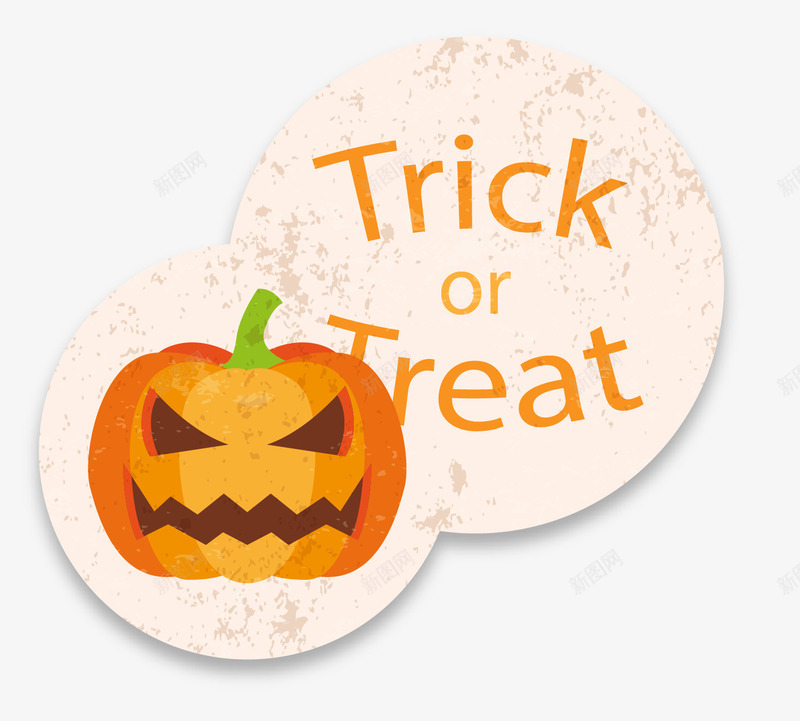 卡通黄色南瓜头png免抠素材_88icon https://88icon.com or treat trick 免抠PNG 南瓜头 卡通 黄色