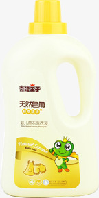 青蛙王子儿童洗衣液天然皂角素材