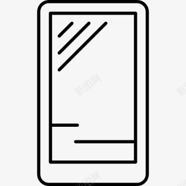 技术素材手机的触摸屏图标图标