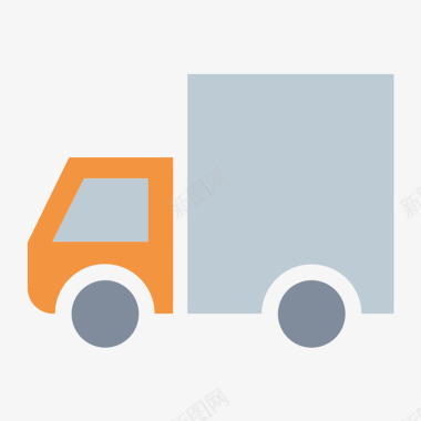 搬家进行时搬家货车卡通图标图标
