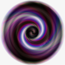 紫色圆形漩涡素材