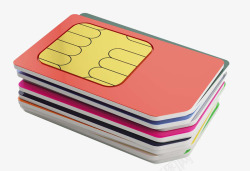 卡号一叠手机卡高清图片