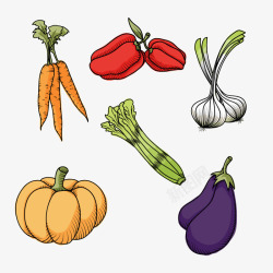 各类新鲜蔬菜图案素材