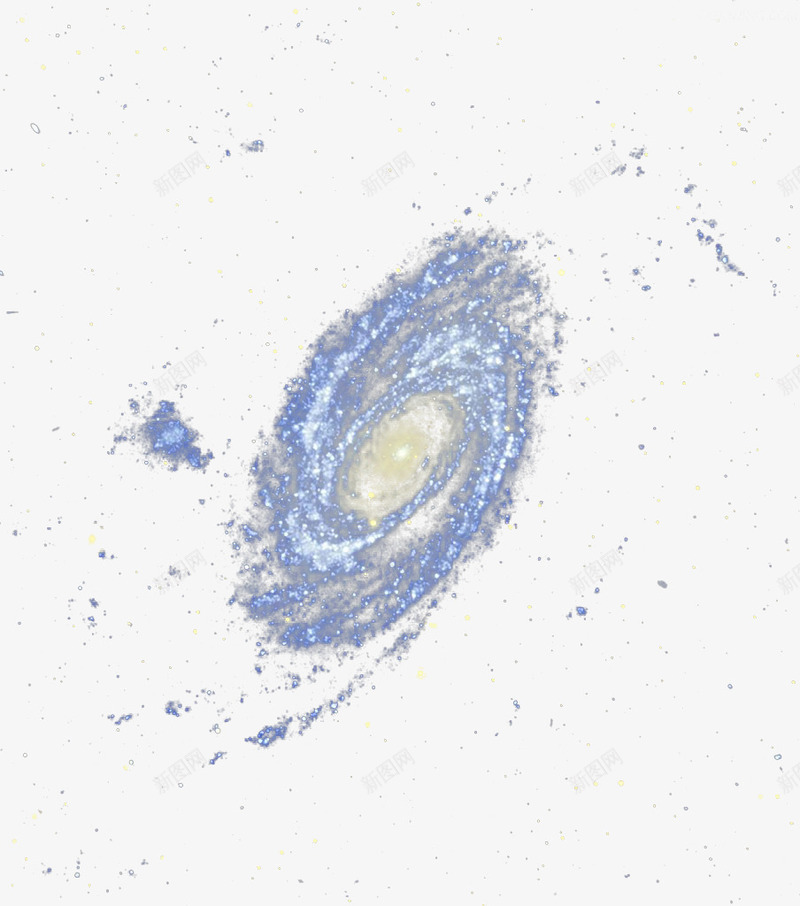 星际螺旋星系png免抠素材_88icon https://88icon.com 星系 星际云 漩涡 蓝色 螺旋 行星 银河星系 银河系