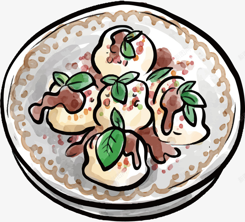 手绘印度特色美食矢量图ai免抠素材_88icon https://88icon.com 印度美食 手绘美食 手绘风 特色美食 矢量png 美食 矢量图