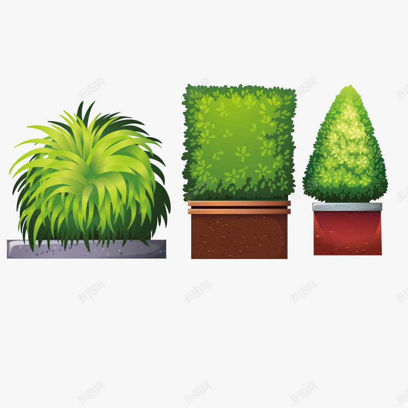 植物景观png免抠素材_88icon https://88icon.com 园艺 花园 装饰