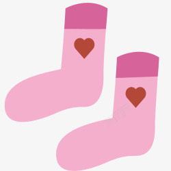 粉色棉袜素材
