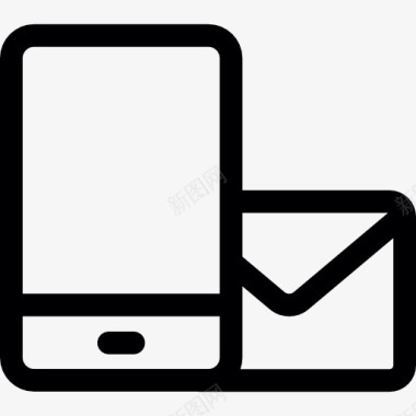 电子邮件手机短信图标图标