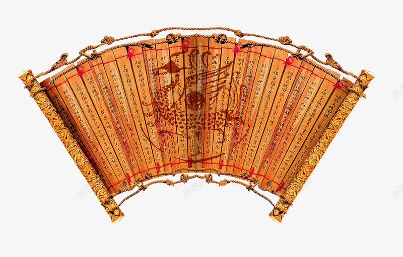 古老书卷png免抠素材_88icon https://88icon.com png图片 中国特色 中国风 书卷 书卷图案 古书 竹片 竹筒 记载 龙图