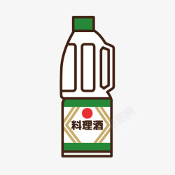 调料酒卡通调味料高清图片