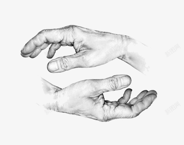 超写实苍老的手素描图案png免抠素材_88icon https://88icon.com 双手 素描 苍老的手 装饰图案 超写实 风格