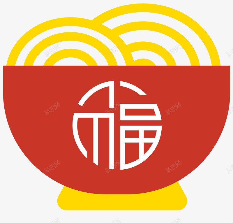 面条卡通符号矢量图eps免抠素材_88icon https://88icon.com 中国文化 中国特色符号 特色符号 矢量符号 符号 面条 矢量图