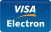 签证电子弯曲信用卡信用卡借记卡图标图标