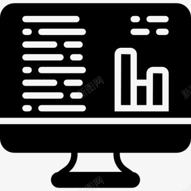 电脑屏幕显示器分析图标图标