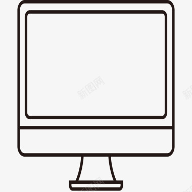 半月花边边框电脑花边线框艺术屏幕图标图标