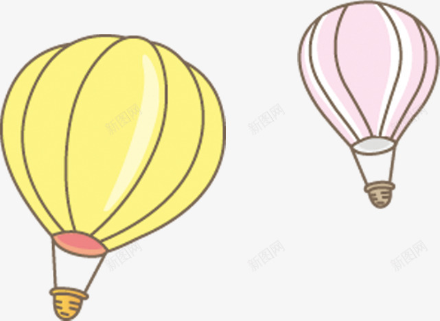 手绘热气球漂浮装饰png免抠素材_88icon https://88icon.com 可爱 手绘 旅行 热气球 童趣
