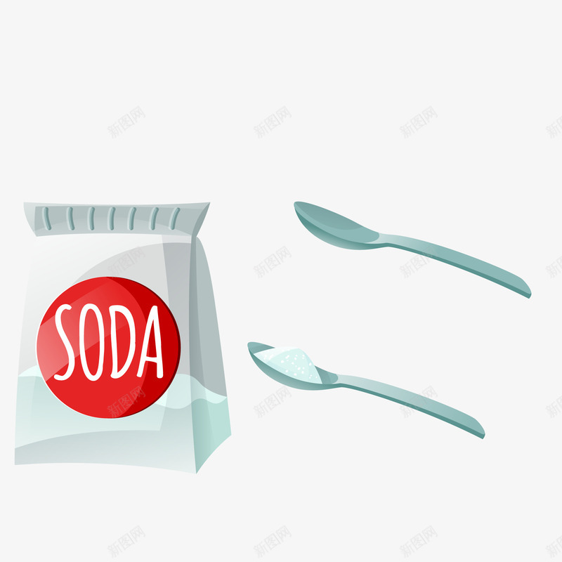 苏打粉食材矢量图ai免抠素材_88icon https://88icon.com soda 卡通 厨房 小苏打 苏打粉 食材 餐厅 矢量图