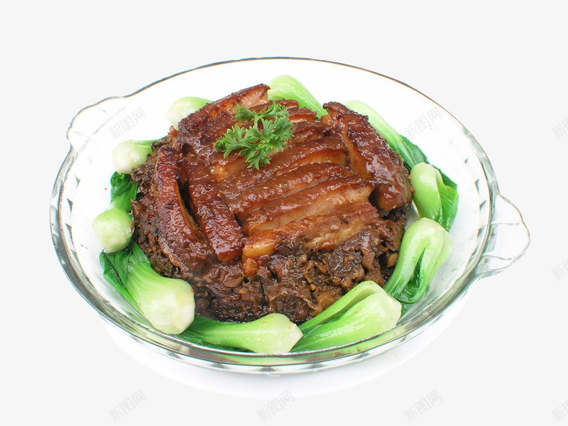 梅菜扣肉煲png免抠素材_88icon https://88icon.com 产品实物 梅菜扣肉煲 特色菜 美味 青菜