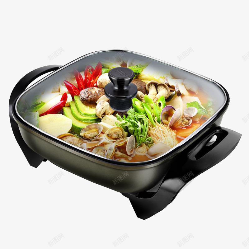 爆炒和蒸炒png免抠素材_88icon https://88icon.com 产品实物 厨房 家用 炒菜 电器