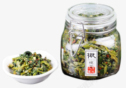 东北人家橄榄菜罐装素材