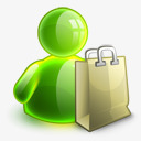 开心购物购物购买商务购物车车MSN图标图标