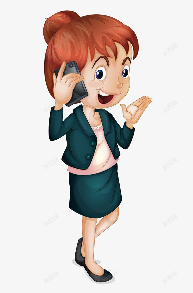 打电话的人png免抠素材_88icon https://88icon.com 事先订购 卡通手绘 打电话 打电话的人 提前预定 约好 约定 预定 预约 预约电话