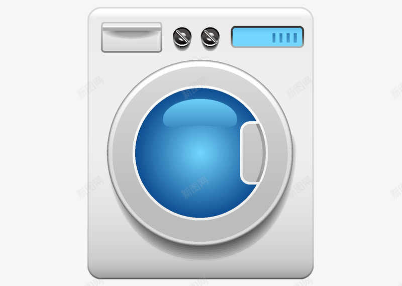 全自动洗衣机png免抠素材_88icon https://88icon.com 全自动 家电 洗衣机 清洁 电器 科技