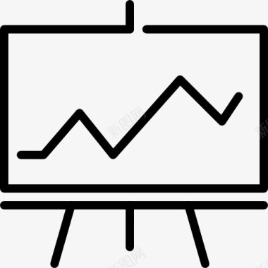 木质板黑板图表图标图标